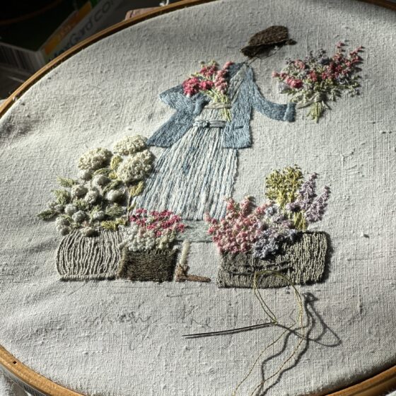 Caroline Zoob Design - The Stitcher's Journal & Embroidery kit