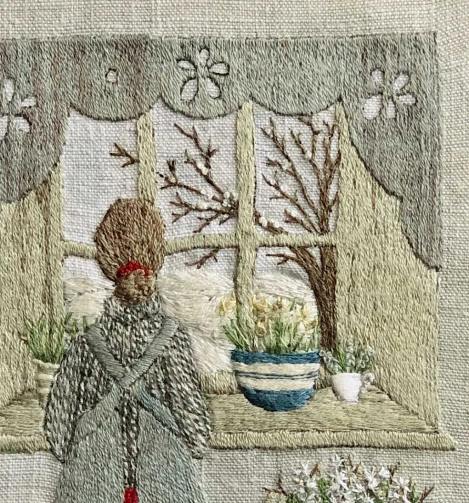 'When May follows...': a beautiful song thrush in pear blossom 7 dreaming 2